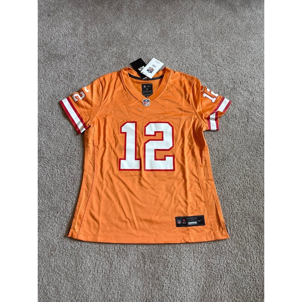 Tom Brady Tampa Bay Buccaneers Creamsicle Nike NWT Women’s NFL Jersey Size M